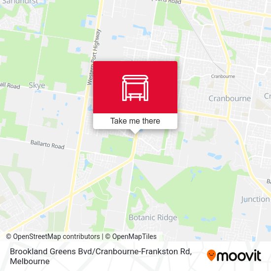 Brookland Greens Bvd / Cranbourne-Frankston Rd map