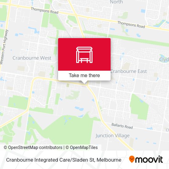 Cranbourne Integrated Care / Sladen St map
