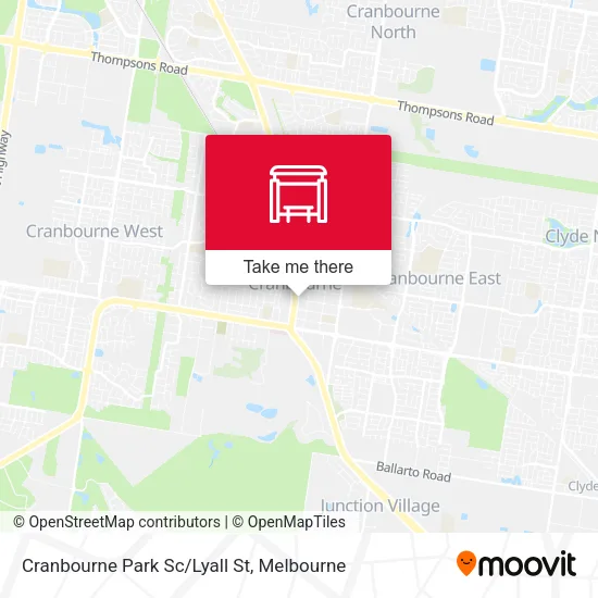 Cranbourne Park Sc/Lyall St map