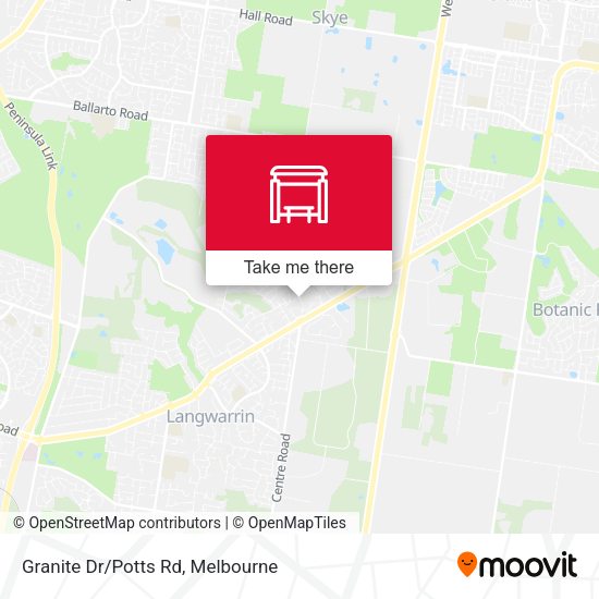 Granite Dr/Potts Rd map