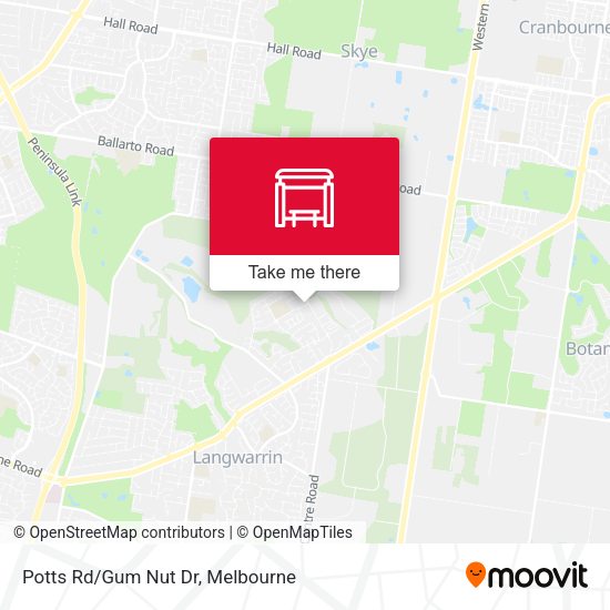 Potts Rd/Gum Nut Dr map