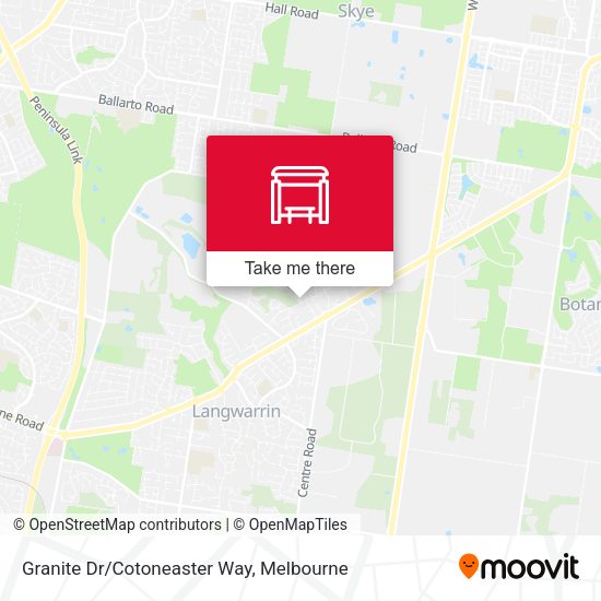 Granite Dr/Cotoneaster Way map
