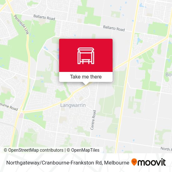 Northgateway / Cranbourne-Frankston Rd map