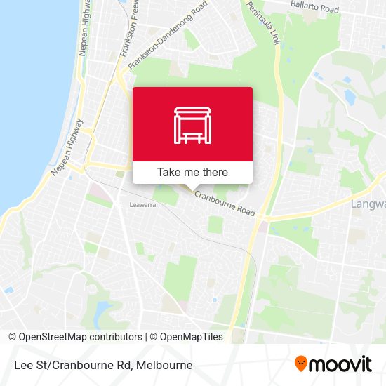 Lee St/Cranbourne Rd map