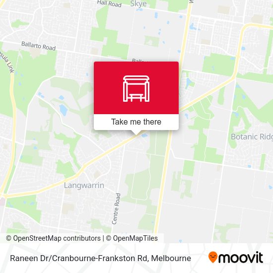Raneen Dr / Cranbourne-Frankston Rd map