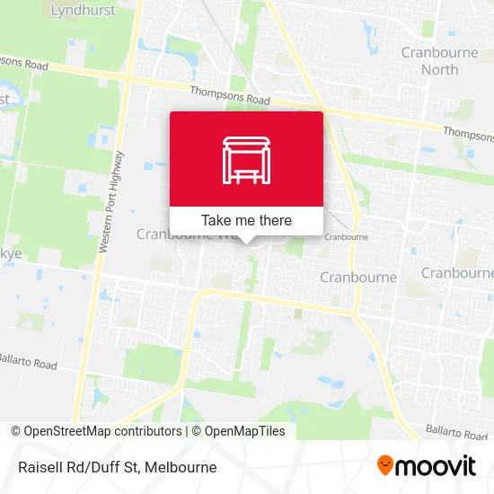 Mapa Raisell Rd/Duff St