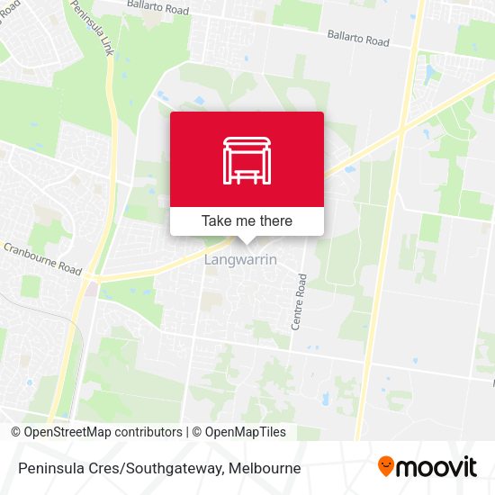 Peninsula Cres/Southgateway map