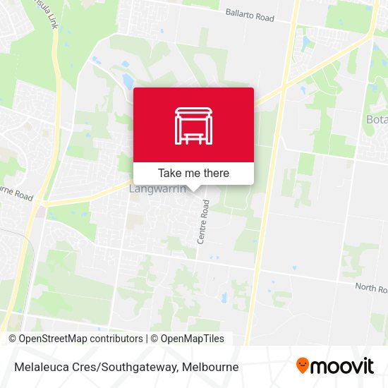 Melaleuca Cres/Southgateway map