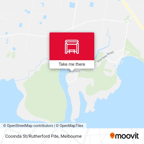 Cooinda St/Rutherford Pde map