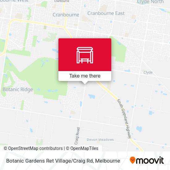 Botanic Gardens Ret Village / Craig Rd map