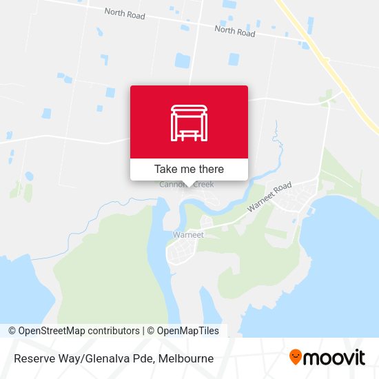 Reserve Way/Glenalva Pde map