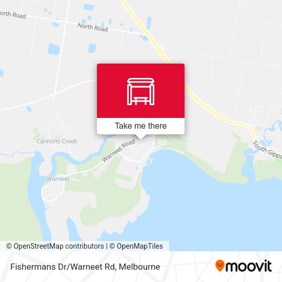 Fishermans Dr/Warneet Rd map