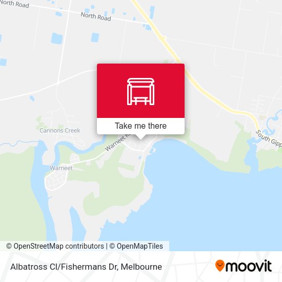 Albatross Cl/Fishermans Dr map