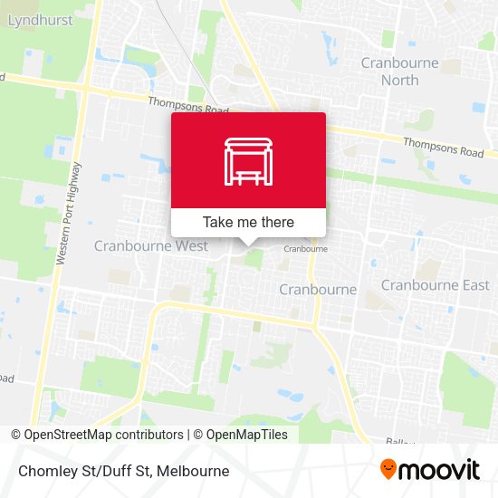 Chomley St/Duff St map