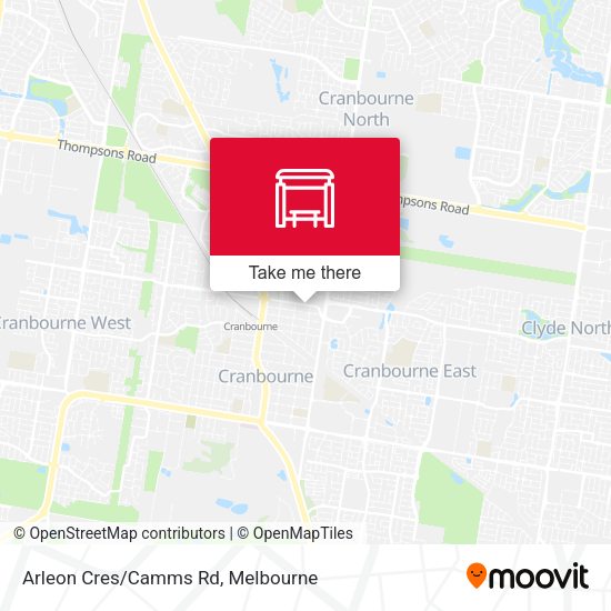 Arleon Cres/Camms Rd map