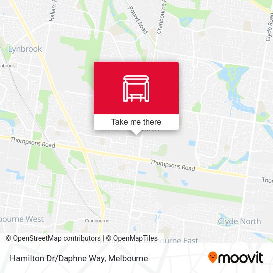 Hamilton Dr/Daphne Way map