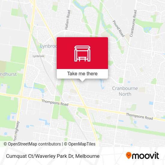 Cumquat Ct/Waverley Park Dr map