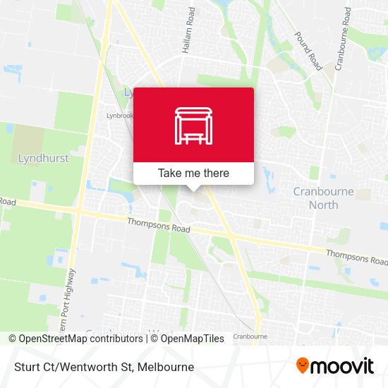 Sturt Ct/Wentworth St map