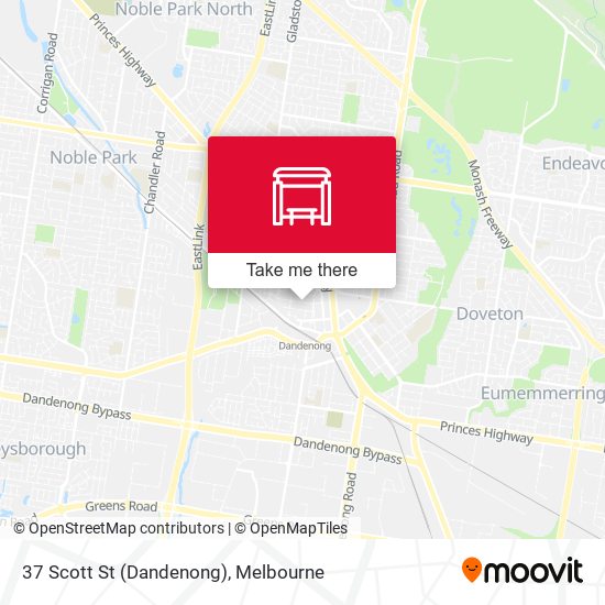 37 Scott St (Dandenong) map