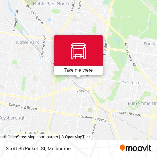 Scott St/Pickett St map