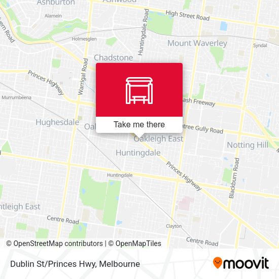 Dublin St/Princes Hwy map