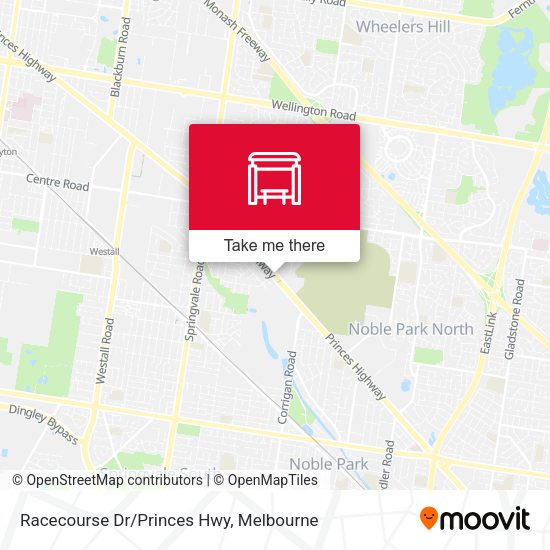 Racecourse Dr/Princes Hwy map