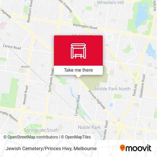 Jewish Cemetery/Princes Hwy map