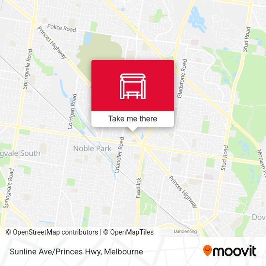 Sunline Ave/Princes Hwy map