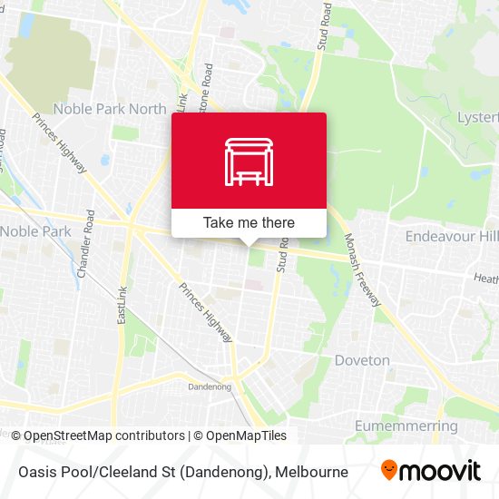 Oasis Pool / Cleeland St (Dandenong) map