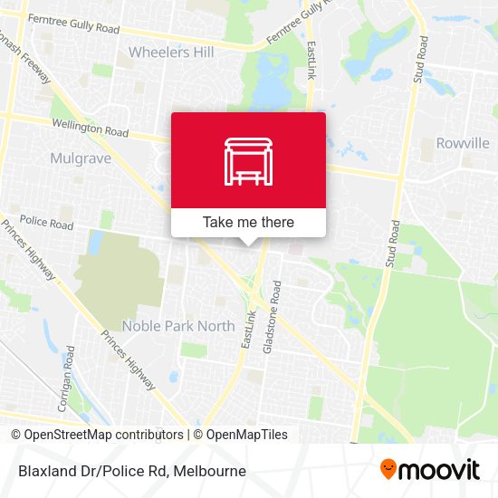 Blaxland Dr/Police Rd map