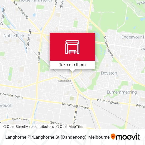 Langhorne Pl / Langhorne St (Dandenong) map