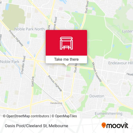 Oasis Pool/Cleeland St map