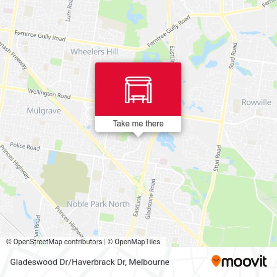 Gladeswood Dr/Haverbrack Dr map