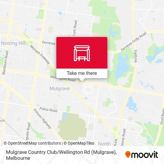 Mapa Mulgrave Country Club / Wellington Rd