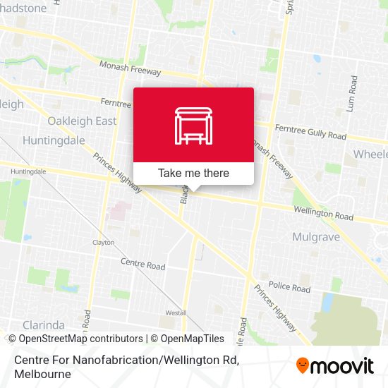 Centre For Nanofabrication / Wellington Rd map
