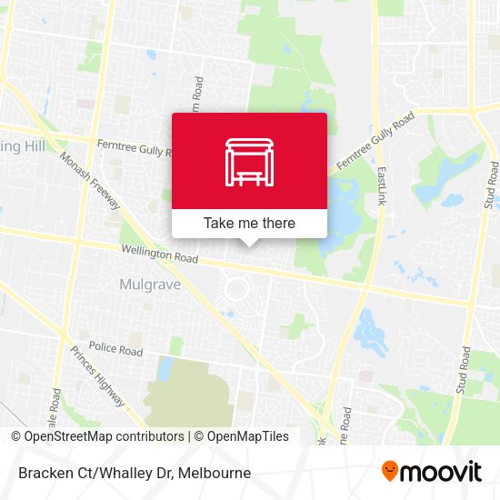 Bracken Ct/Whalley Dr map