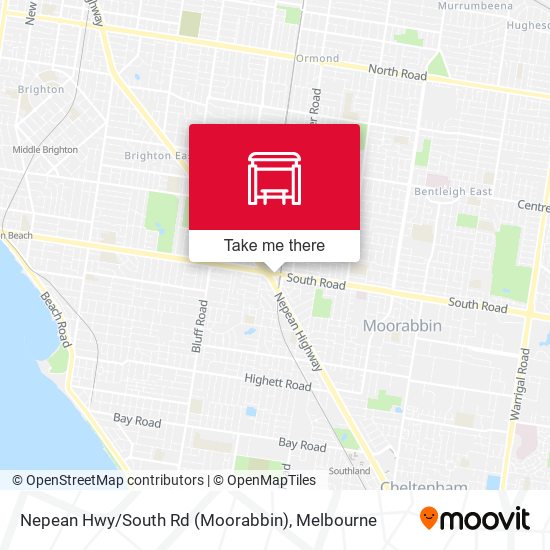 Mapa Nepean Hwy / South Rd (Moorabbin)