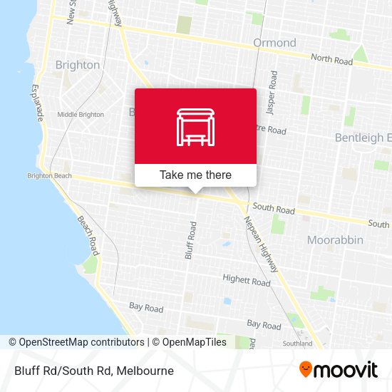 Bluff Rd/South Rd map