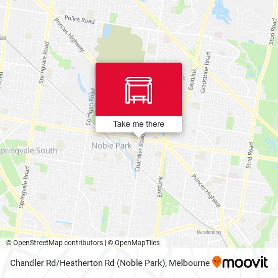 Chandler Rd / Heatherton Rd (Noble Park) map