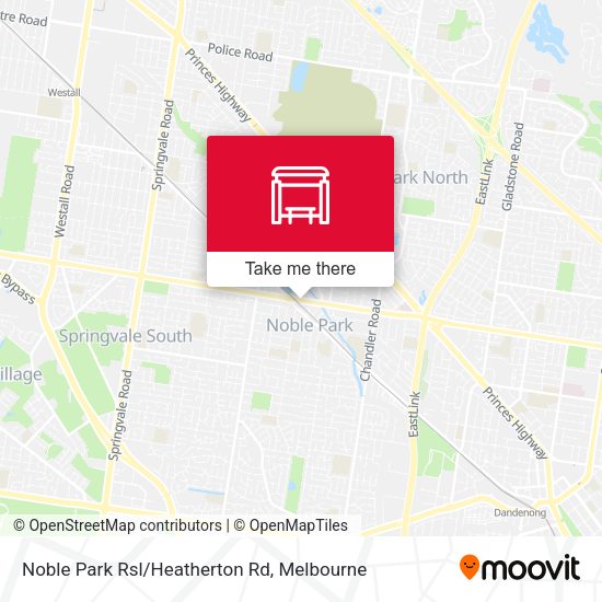 Noble Park Rsl/Heatherton Rd map