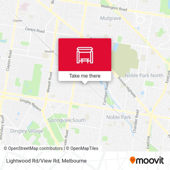 Lightwood Rd/View Rd map