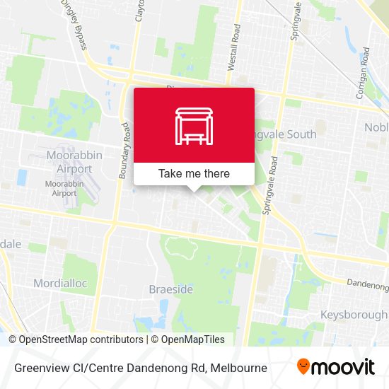 Greenview Cl / Centre Dandenong Rd map
