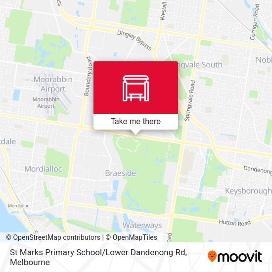 St Marks Primary School / Lower Dandenong Rd map