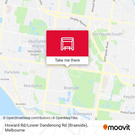 Howard Rd / Lower Dandenong Rd (Braeside) map