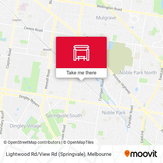 Lightwood Rd / View Rd (Springvale) map