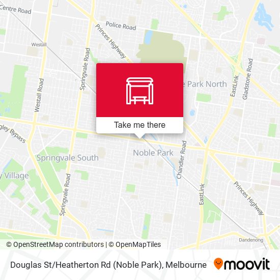 Douglas St / Heatherton Rd (Noble Park) map