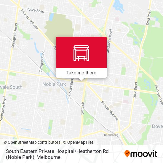 South Eastern Private Hospital / Heatherton Rd (Noble Park) map