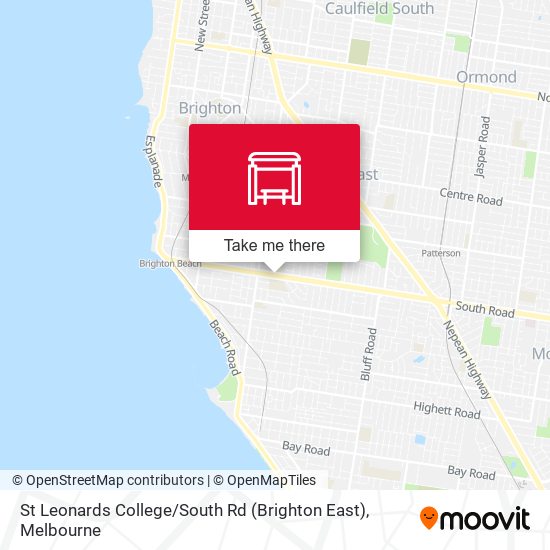 St Leonards College / South Rd (Brighton East) map