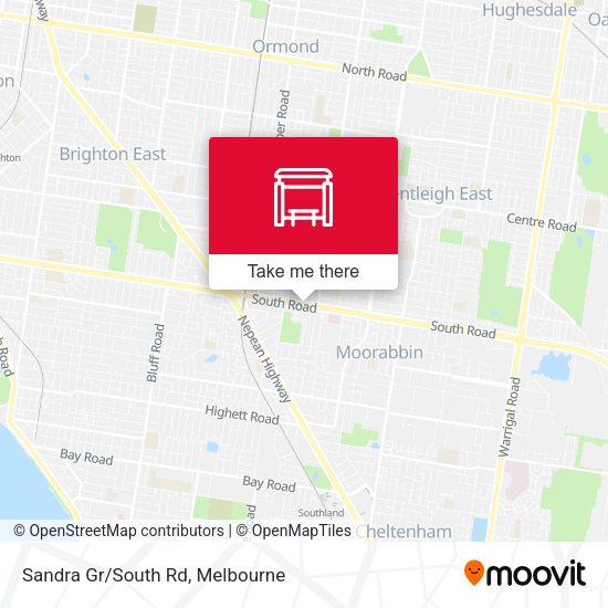 Sandra Gr/South Rd map