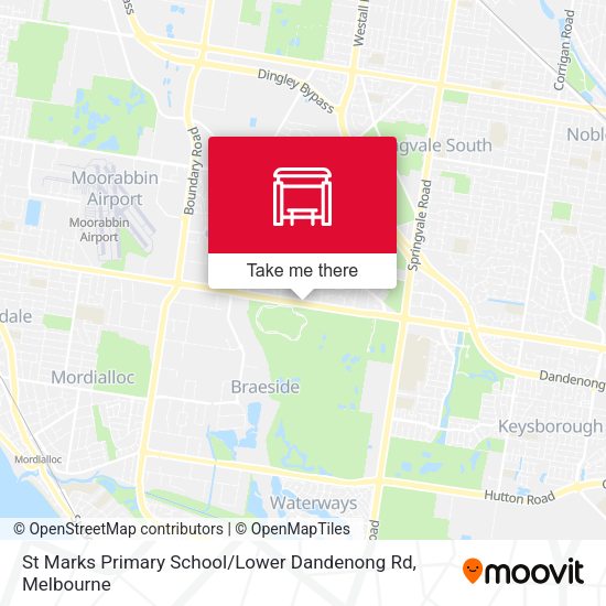 St Marks Primary School / Lower Dandenong Rd map